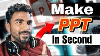 Make PPT in second using AI  tech [upl. by Eissen]