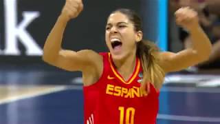 España vs Canadá  14 Mundial Femenino 28  9  2018 [upl. by Nnayd]