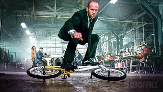 The Transporter beats an Audi with a BMX  Transporter 3  CLIP [upl. by Anomas]