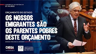 Os nossos emigrantes são os parentes pobres deste orçamento [upl. by Frida]