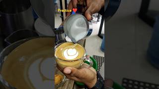 coffee coffeeart latteart barista latte tuliplatteart teacher love youtubeshorts youtube [upl. by Esydnac551]