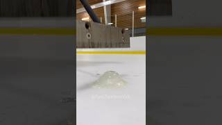 Ice Stalagmite Removal satisfaction asmr zamboni icemaintenance hockey arena chipping shorts [upl. by Juliane859]