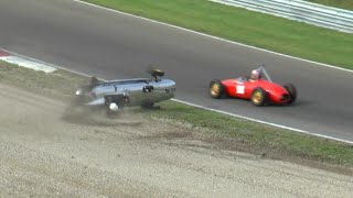 FIA Lurani Trophy CrashRoll  Historic Grand Prix Zandvoort  Scheivlak [upl. by Enasus]