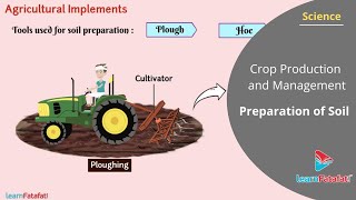 Crop Production and Management Class 8 Science  Preparation of Soil [upl. by Dowzall233]