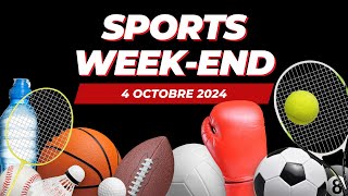 Sports weekend du 4 octobre 2024 [upl. by Aicined]