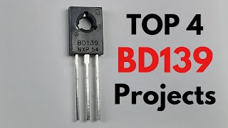 TOP 4 ELECTRONIC PROJECTS WITH BD139 TRANSISTOR [upl. by Calen]