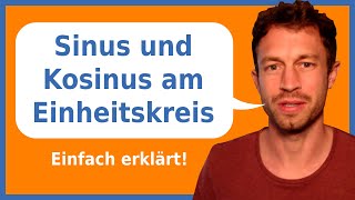 Sinus und Kosinus am Einheitskreis einfach erklärt  Herr Locher [upl. by Ivy910]