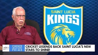 CRICKET LEGENDS BACK SAINT LUCIAS NEW STARS TO SHINE [upl. by Ahsienyt]