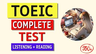 TOEIC Listening amp Reading Practice Test 2024 With Answers amp Tips [upl. by Berga]