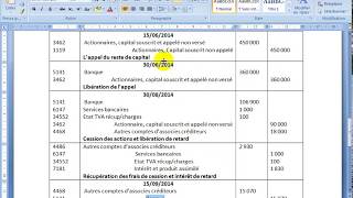 Comptabilité des sociétés S4 partie 24 quot exercice 5 cas dactionnaire défaillant quot [upl. by Odele]