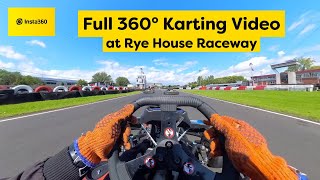 360° Raw Karting footage at Rye House Raceway  captured with Insta360 x3  103 [upl. by Ytirev]