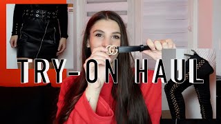 TRYON HAUL GUCCI KYLIE COSMETICS ASOS [upl. by Sirraf]