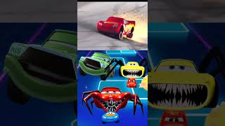 Cars Cruz Ramirez vs Cars Mater Turbo vs Lightning McQueen Eater vs Cars Mater x Tiles Hop [upl. by Sera]