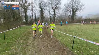 Course Sport Partagé Lycées  Championnats de France UNSS de Crosscountry 2024 [upl. by Fleda]