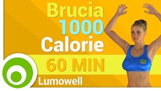 Fitness a Casa per Dimagrire  Brucia 1000 Calorie [upl. by Anar]