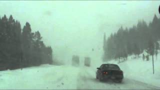 COLORADO ROCKY MOUNTAIN SNOW STORM INTERSTATE 70 ROCKIES DENVER [upl. by Llerehc]