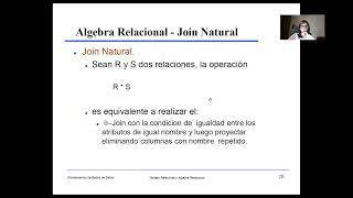 Modelo Relacional  Álgebra Relacional [upl. by Melisent]