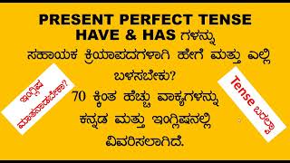 Present Perfect TenseEnglish Grammar [upl. by Annahsat]