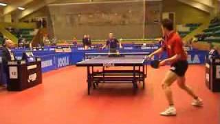 Alan Cooke vs Joao Monteiro amazing table tennis rally [upl. by Biancha]