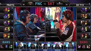 Fnatic vs SK Telecom T1 K  AllStar 2014 Invitational Group Stage Day 2  FNC vs SKT T1 K [upl. by Aniuqal]