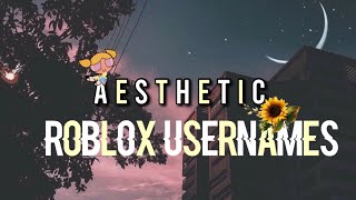 🌼  5 Aesthetic Roblox Usernames  🌼 Boba Bubble [upl. by Haisi]