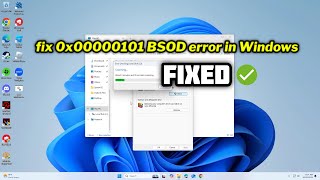 FIXED 0x00000101 BSOD error in Windows [upl. by Alihs990]