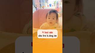 4 loại sữa cho trẻ biếng ăn mebittuot chamcon pediasure babego suacongthuc youtubeshorts [upl. by Oigufer616]