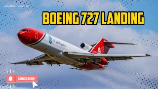 Boeing 727 Oil Spill Response Landing [upl. by Nanon]