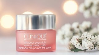 Clinique All About Eyes Rich  Product Review [upl. by Leviram49]