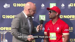 Parveen Kumars Inspiring Cricket Journey 🏏  CricketCanada Exclusive  NoFrills T20 Cup [upl. by Ardnekahs]