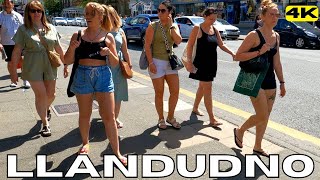 LLANDUDNO Town Centre WALES Walk Tour 4K [upl. by Nosirrag]