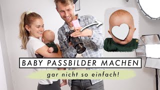 Passbild von unserem Baby machen  MANDA Vlog [upl. by Peedus]