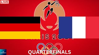 2024 PARIS OLYMPICS GERMANY vs FRANCE WOMENS BASKETBALL QUARTERFINALS LIVE GAME CAST amp CHAT [upl. by Kciwdahc]