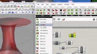 SOMBRA DE MALLA SOBRE SUPERFICIE Rhinoceros Grasshopper HG [upl. by Docilu]