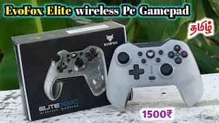 Evofox elite pc wireless Gamepad review tamil Infotechraj  evofox wireless pc controller unboxing [upl. by Elletnahs]