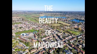 The Beauty of Maidenhead from the Air  4K Cinematic Drone  England UK [upl. by Aihsia]