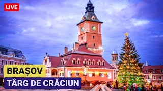 BRASOV  TARG de CRACIUN LIVE  Deschiderea Oficiala aprinderea BRADULUI spectacole MOS CRACIUN [upl. by Acinelav226]