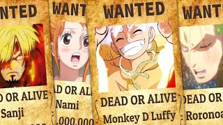 Straw Hat BOUNTIES After Egghead Arc  One Piece Chapter 1112 [upl. by Birk]