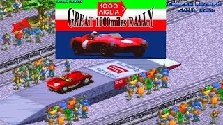 Great 1000 Mile Rally  Classic Arcade Racing Game Kaneko 1994 [upl. by Alejandrina]