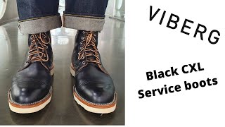 Viberg Service Boots 2030 Last in Black Chromexel Leather  Unboxing Video [upl. by Ressan792]