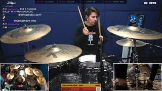 Monument  Counterparts Live Stream Drum Playthrough [upl. by Yoshio]