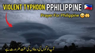 Violent Typhoon Philippine Legazpi 🇵🇭 2024  Monster Typhoon Philippine 2024 [upl. by Abbe730]