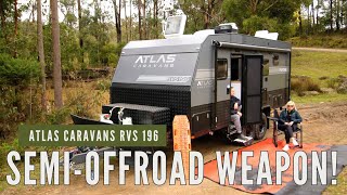 Caravan Review Atlas Caravans RVS196 SemiOffroader [upl. by Allenotna]