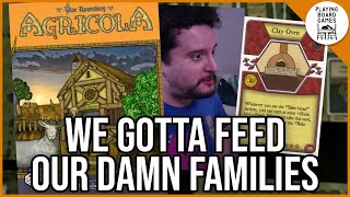 Dont stress its just food how important is FOOD AGRICOLA Board Game Gameplay [upl. by Dachy333]