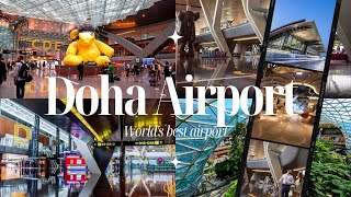 Worlds best airport Doha Airport Full airport tour Guide and details [upl. by Alrac]