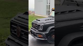 Fully modified G Wagon AMG G63 Mansory kitmatt black aggressive look mercedesbenz gwagon [upl. by Llertnov]