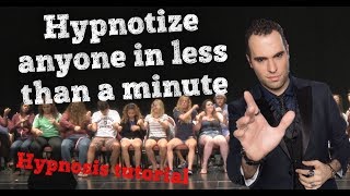 Learn how to Hypnotize Anyone in a Minute Quick and Easy Hypnosis Tutorial by SpideyHypnosis [upl. by Bab]