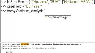 Week 8 4 Arcpy MultiValue Parameters for Geoprocessing Tools [upl. by Ahsenauq500]