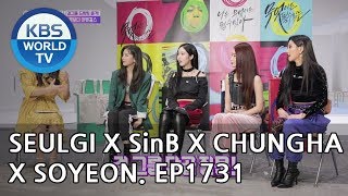 Seulgi X SinB X Chungha X Soyeon Entertainment Weekly20181001 [upl. by Phip934]