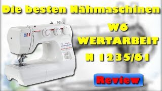 W6 WERTARBEIT N 123561 Nähmaschine  Beste Nähmaschine 2021 [upl. by Aicilif]